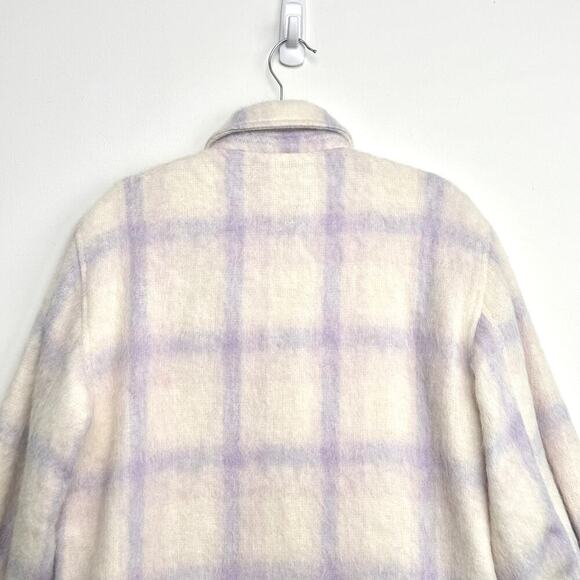 NWT Anine Bing Phoebe Jacket in Lavender and Cream Size L - Picture 8 of 14